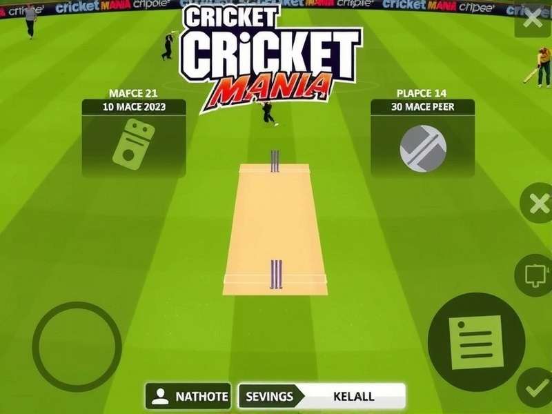 Cricket Mania 2023 Gameplay Screenshot